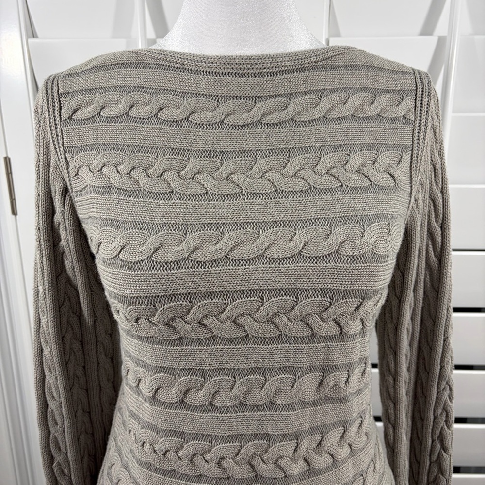 LRL Cable Knit Sweater - Picture 4 of 7